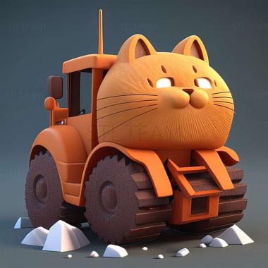 3D model Snowcat Simulator game (STL)